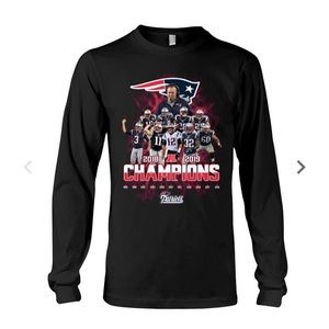 Patriots 2018-2019 AFC champions long sleeve